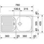 Мойка FRANKE ETX-614 матовая Мойка FRANKE ETX-614 матовая
