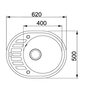 Мойка FRANKE ROG 611 фрагранит сахара (оборотная) + вентиль (шт.) Мойка FRANKE ROG 611 фрагранит сахара (оборотная) + вентиль (шт.)