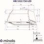 Вытяжка Minola HBI 5322 BL 750 LED