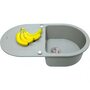 Кухонная мойка Perfelli Izetta OGI 1141-78 grey metallic