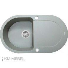Кухонная мойка Perfelli Izetta OGI 1141-78 grey metallic Кухонная мойка Perfelli Izetta OGI 1141-78 grey metallic