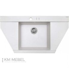 Кухонная мойка PerfelliMajestic TGM 125-96 white Кухонная мойка PerfelliMajestic TGM 125-96 white