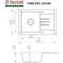 Кухонная мойка Perfelli Tino PGT 134-66 white