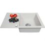Кухонная мойка Perfelli Tino PGT 134-66 white