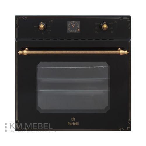 Духовка Perfelli BOE 6645 BL ANTIQUE GLASS