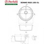 Кухонная мойка Perfelli Sonno RGS 1051-51 grey metallic