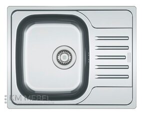 Мойка FRANKE PXL 611-60 нерж. сталь декор (обор.)+вентиль с сифоном