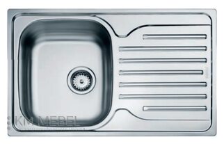 Мойка FRANKE PXL  611-78 нерж. сталь декор(оборотная)+вентиль с сифоном