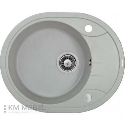 Кухонная мойка Perfelli Primo OGP 1351-58 grey metallic Кухонная мойка Perfelli Primo OGP 1351-58 grey metallic