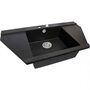 Кухонная мойка Perfelli Majestic TGM 1251-96 black metallic
