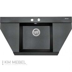 Кухонная мойка Perfelli Majestic TGM 1251-96 black metallic Кухонная мойка Perfelli Majestic TGM 1251-96 black metallic