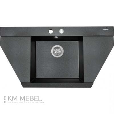 Кухонная мойка Perfelli Majestic TGM 1251-96 black metallic