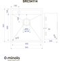 Кухонная мойка Minola SPAZIO SRC54114 Кухонная мойка Minola SPAZIO SRC54114