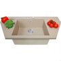 Кухонная мойка Perfelli Majestic TGM 125-96 sand Кухонная мойка Perfelli Majestic TGM 125-96 sand