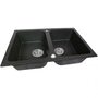 Кухонная мойка Perfelli Celine PGC 2081-76 black metallic Кухонная мойка Perfelli Celine PGC 2081-76 black metallic