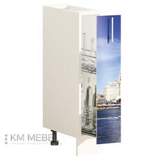 Тумба нижняя Н15.82 бут. "Крашеный высокий глянец с печатью"
