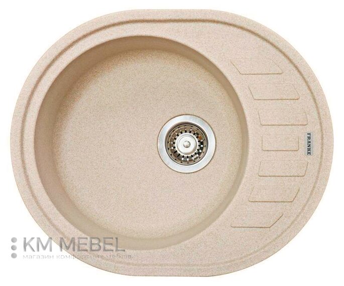 Мойка FRANKE ROG 611 фрагранит сахара (оборотная) + вентиль (шт.) Мойка FRANKE ROG 611 фрагранит сахара (оборотная) + вентиль (шт.)
