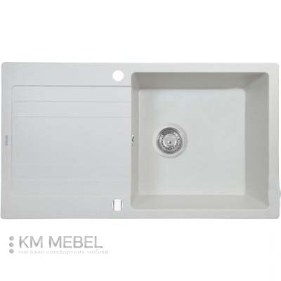 Кухонная мойка Perfelli Villa PGV 114-86 white Кухонная мойка Perfelli Villa PGV 114-86 white
