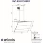 Вытяжка Minola HVS 6382 BL 750 LED Вытяжка Minola HVS 6382 BL 750 LED