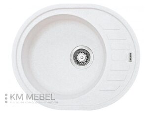 Мойка FRANKE ROG 611 фрагранит серебряный  (оборотная) +вентиль (шт.)